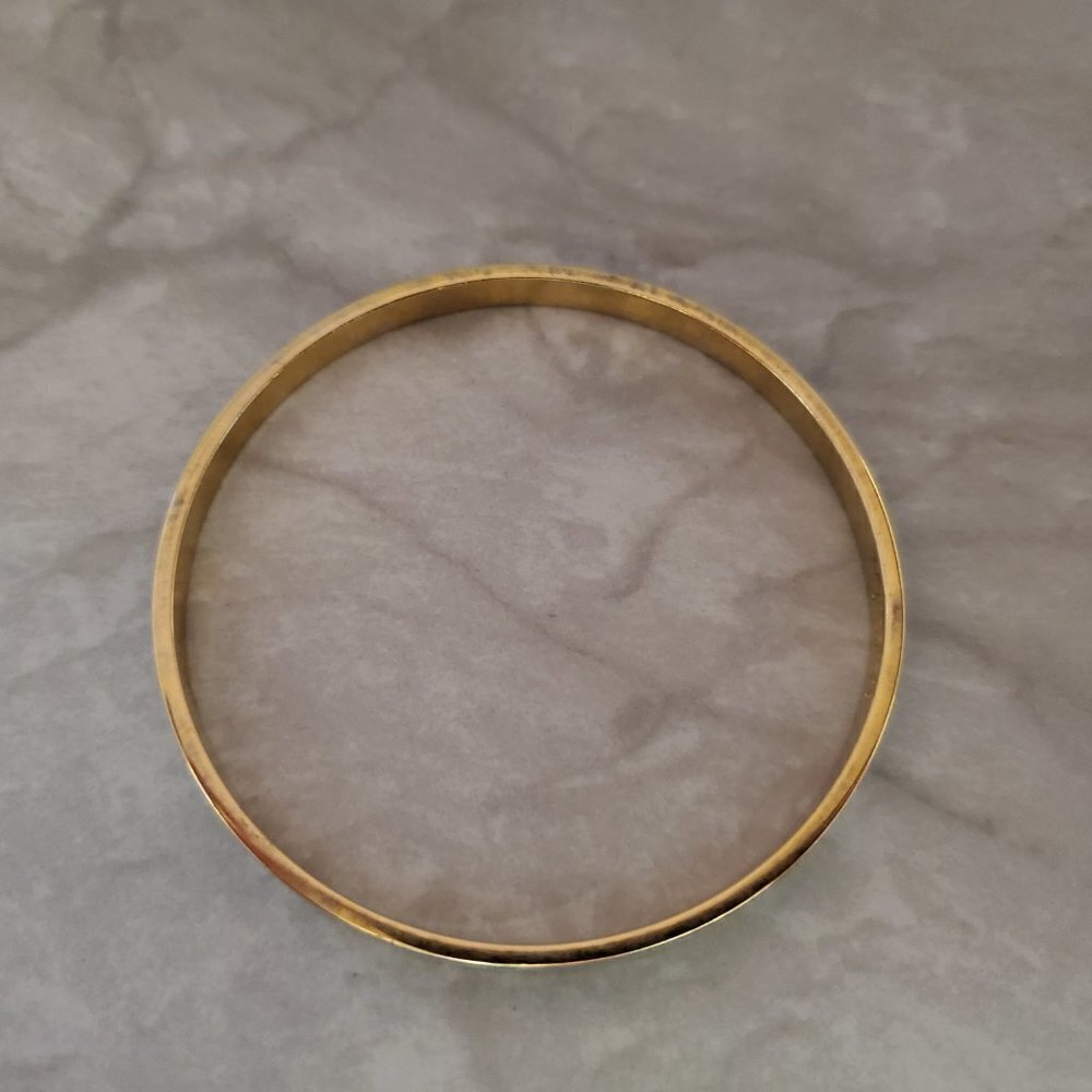 💙 Vintage Y2k 00s 2000's J. Crew Bright Spring Blue Skinny Bangle 💙 - Picture 7 of 8